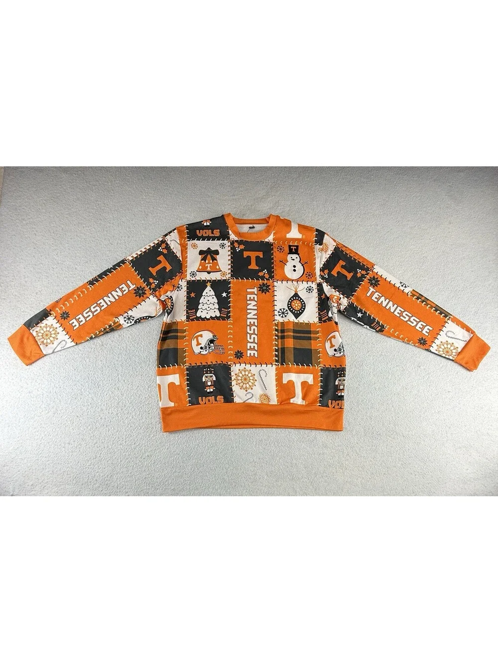 Tennessee Volunteers Vols Graphic Logo Pullover Crewneck Sweatshirt Men’s L